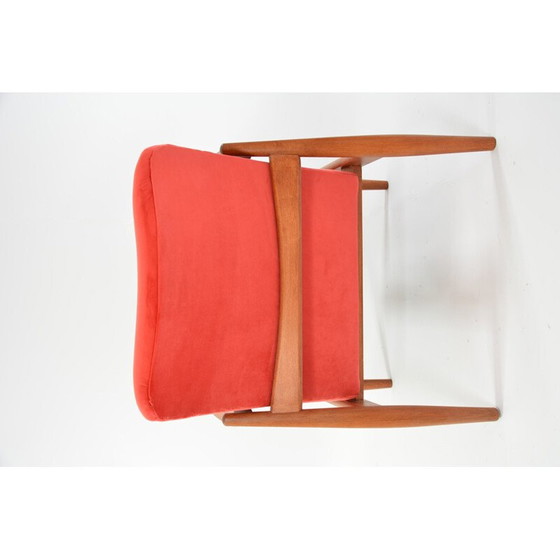 Image 1 of Vintage fauteuil WR Koraal teakhout