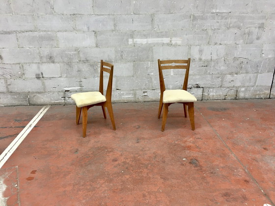 Image 1 of 2x Guillerme Et Chambron stoelen