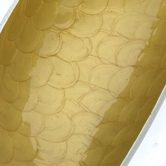 Image 1 of Vintage geëmailleerde aluminium kom, Italië 1970