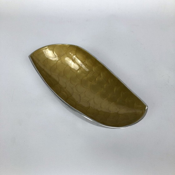 Image 1 of Vintage geëmailleerde aluminium kom, Italië 1970