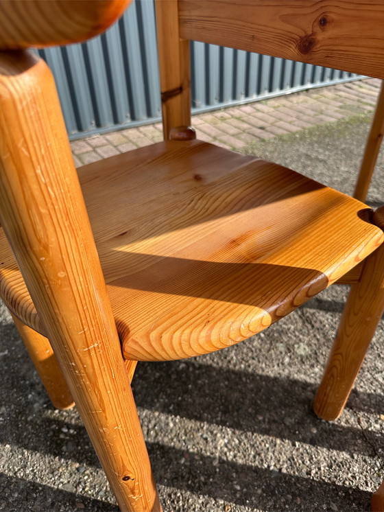 Image 1 of Vintage eettafel met stoelen en krukje