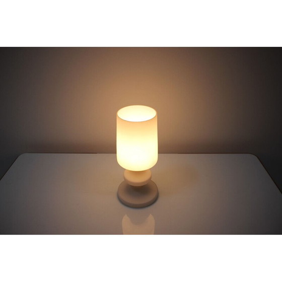 Image 1 of Vintage glazen lamp van Osvětlovací sklo Valašské Meziříčí, Tsjecho-Slowakije 1970