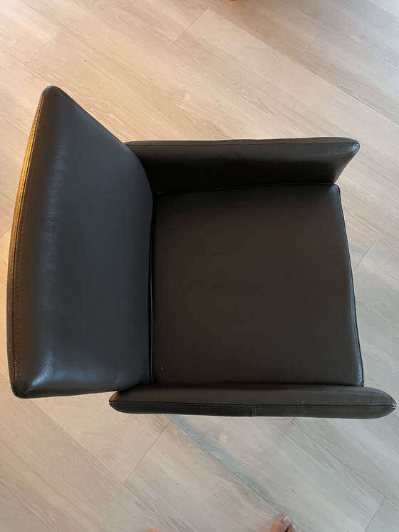 Image 1 of Leren Eetkamer Stoelen 