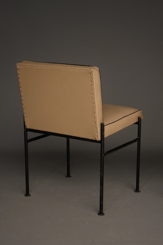 Image 1 of Modernistische bijzetstoelen van Wim Den Boon, jaren 1960. Set van 2