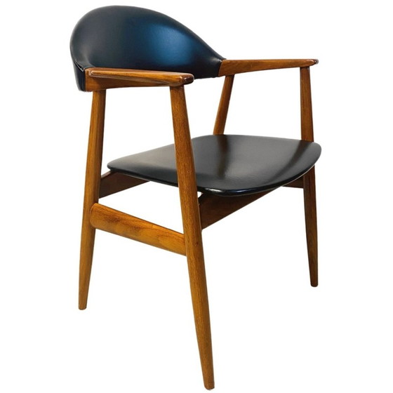 Image 1 of Vintage Deens Design stoel midcentury fauteuil teak