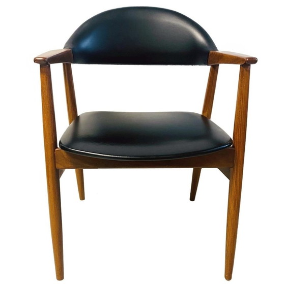 Image 1 of Vintage Deens Design stoel midcentury fauteuil teak