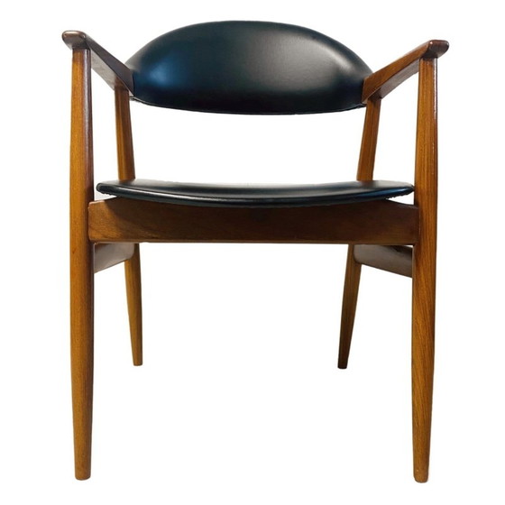 Image 1 of Vintage Deens Design stoel midcentury fauteuil teak