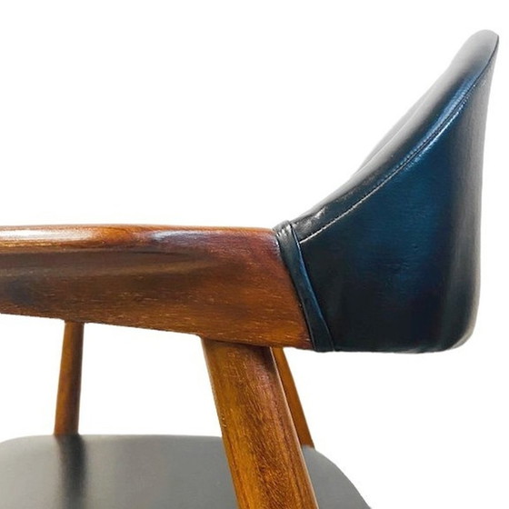 Image 1 of Vintage Deens Design stoel midcentury fauteuil teak