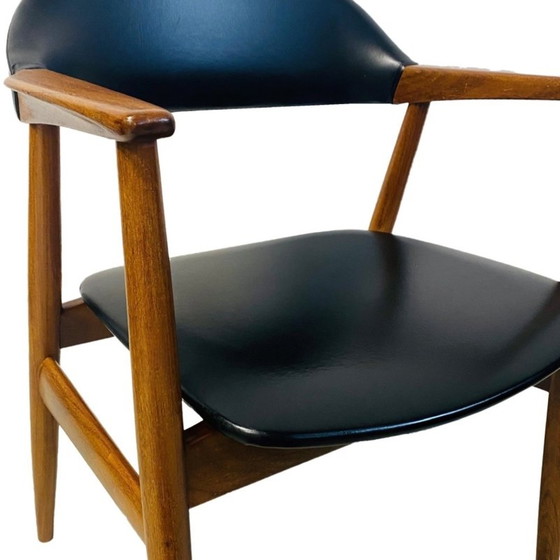 Image 1 of Vintage Deens Design stoel midcentury fauteuil teak