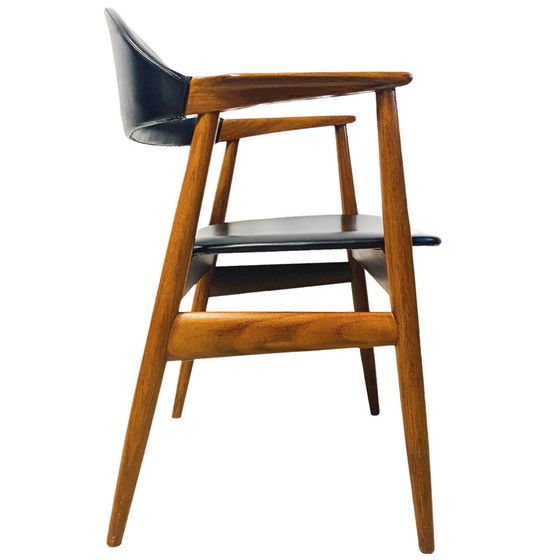 Image 1 of Vintage Deens Design stoel midcentury fauteuil teak