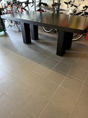 Moderne massief eiken eettafel