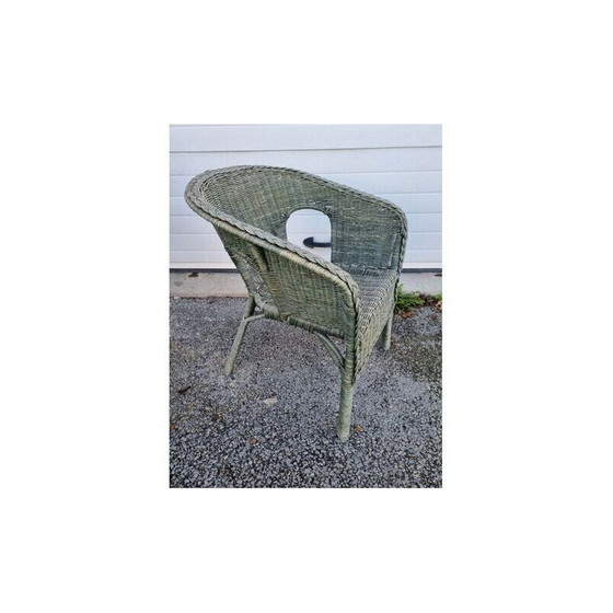 Image 1 of Vintage rotan fauteuil, 1980