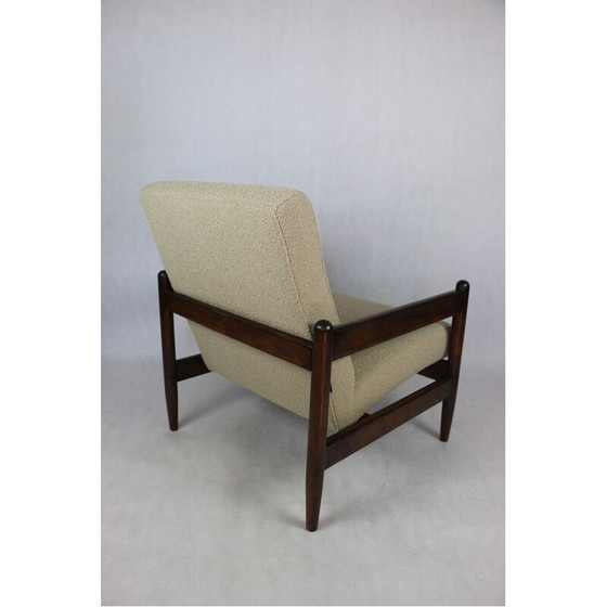 Image 1 of Vintage fauteuil in beige bouclé