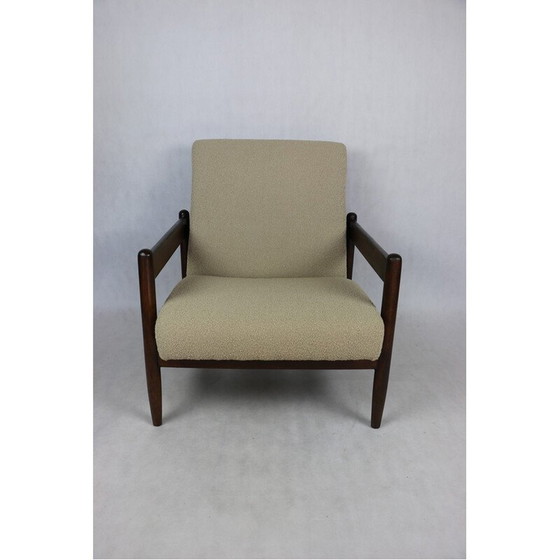 Image 1 of Vintage fauteuil in beige bouclé