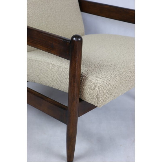 Image 1 of Vintage fauteuil in beige bouclé