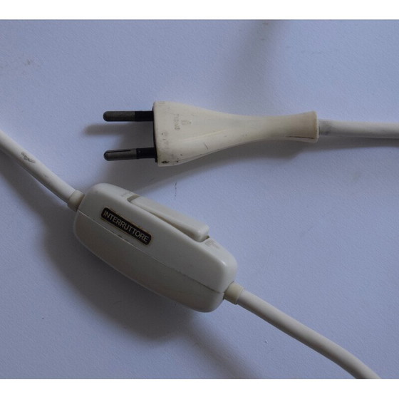 Image 1 of Vintage "Gulp" tafellamp in chroom en zwart gelakt staal van Ingo Maurer voor Design M, 1969