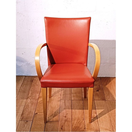 Image 1 of Vintage Potocco stoel in kunstleer, Italië