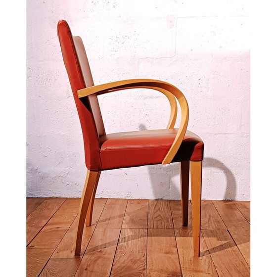 Image 1 of Vintage Potocco stoel in kunstleer, Italië