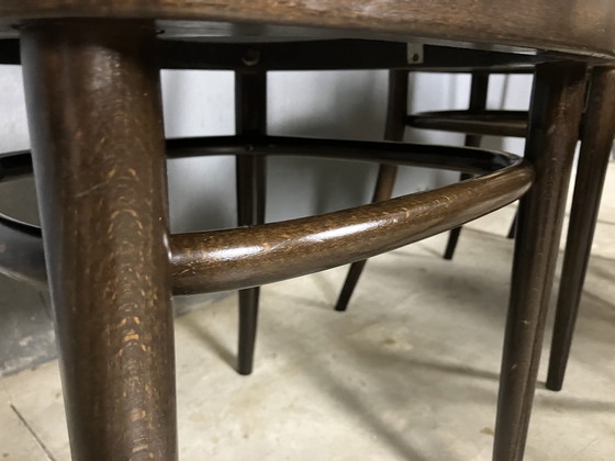 Image 1 of 6x Thonet 215 stoelen bentwood