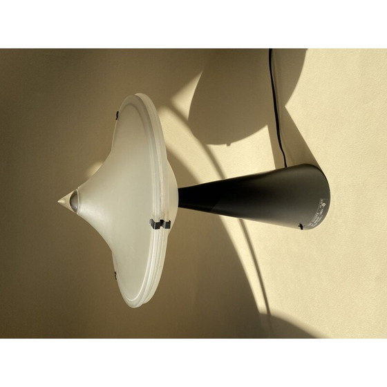 Image 1 of Alien vintage lamp in zwart metaal van Cesaro L. Italië