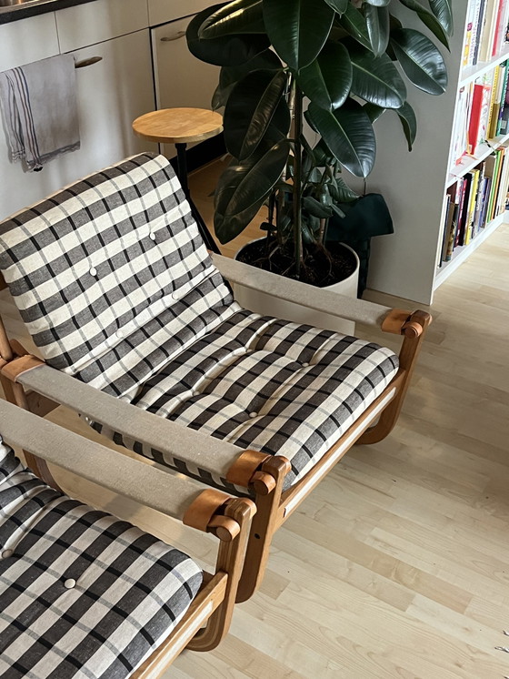 Image 1 of 2x Yngve Ekstrom Swedese Fauteuils