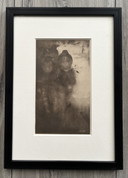 Jan Mankes Originele Heliogravure Lijsters in Avond Stemming