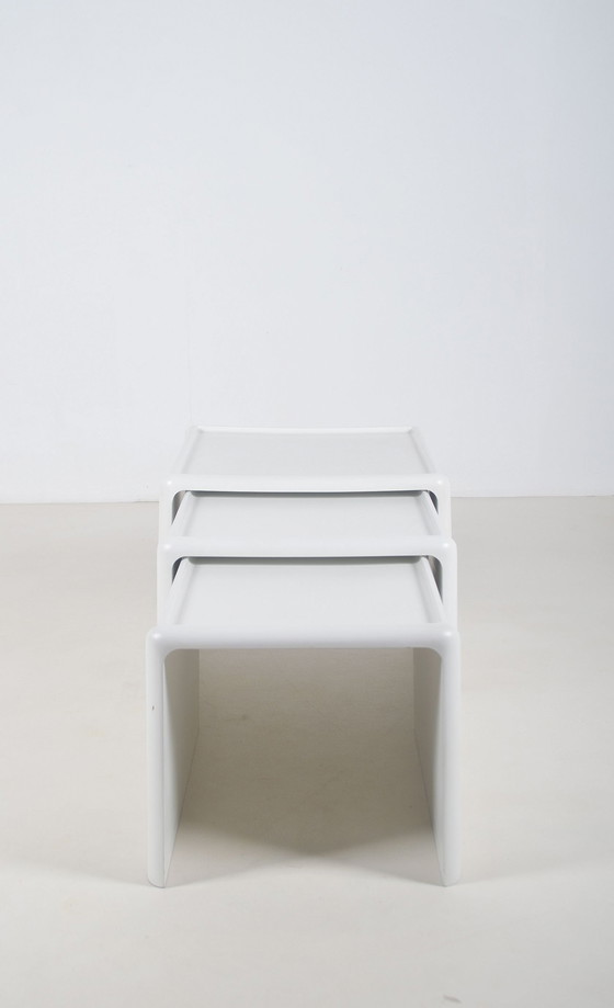 Image 1 of Set Van 3 Nesttafels Ontworpen Door Peter Ghyczy Voor Horn Collection, Jaren '70