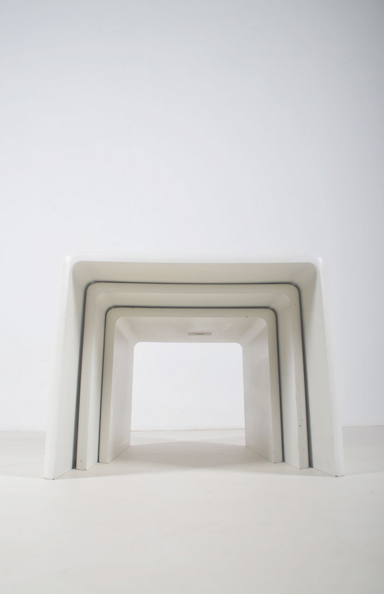 Image 1 of Set Van 3 Nesttafels Ontworpen Door Peter Ghyczy Voor Horn Collection, Jaren '70