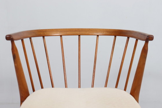 Image 1 of Fauteuil/eetkamerstoel van Helge Sibast voor Sibast, teak, model: 8, Denemarken, 1950