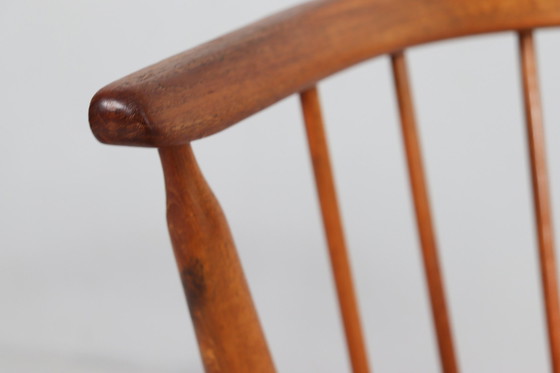 Image 1 of Fauteuil/eetkamerstoel van Helge Sibast voor Sibast, teak, model: 8, Denemarken, 1950