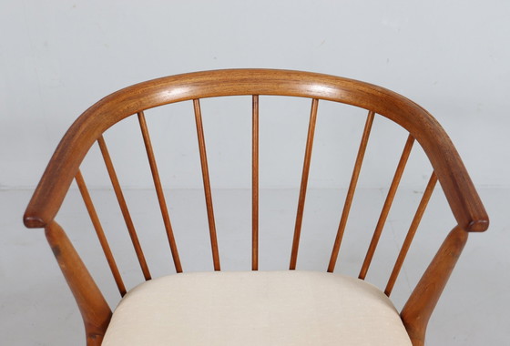 Image 1 of Fauteuil/eetkamerstoel van Helge Sibast voor Sibast, teak, model: 8, Denemarken, 1950