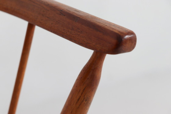 Image 1 of Fauteuil/eetkamerstoel van Helge Sibast voor Sibast, teak, model: 8, Denemarken, 1950