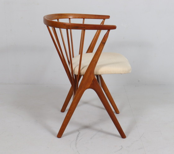 Image 1 of Fauteuil/eetkamerstoel van Helge Sibast voor Sibast, teak, model: 8, Denemarken, 1950