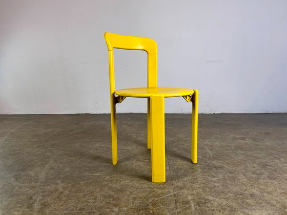 Image 1 of Vintage stoelen Bruno Rey Kusch & Co jaren 1970 ontwerp nieuw gelakt