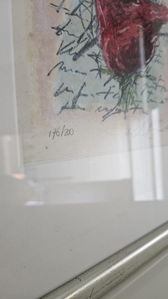 Image 1 of Richard Smeets "Zonder Titel" - Gesigneerde Zeefdruk - Beperkte Oplage 176-200