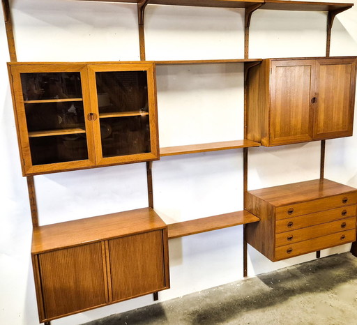 Hg Furniture Wandmeubel In Teak 1960