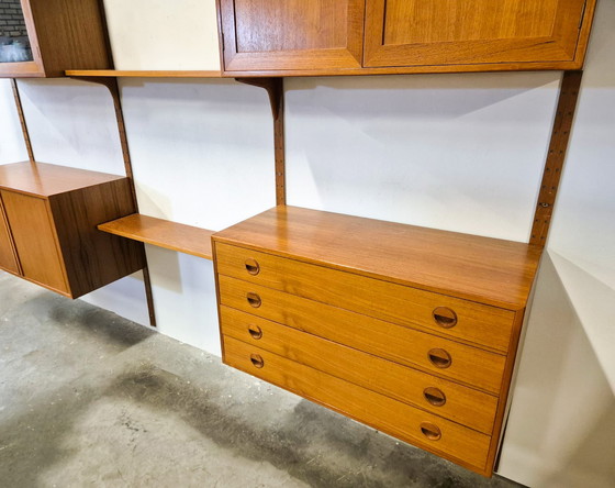 Image 1 of Hg Furniture Wandmeubel In Teak 1960