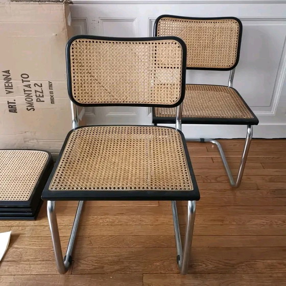 Image 1 of 6x Vintage Marcel Breuer Stoelen Model B32