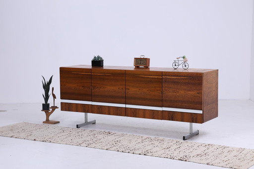 Vintage dressoir 60s | Mid Century laden dressoir palissander hout opslag