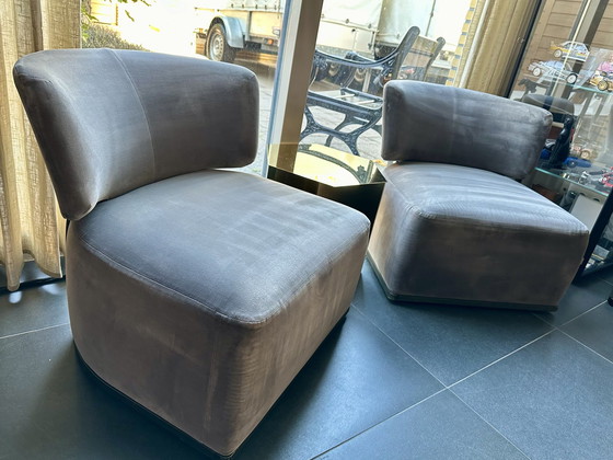 Image 1 of Maxalto Amoenus Soft By Antonio Citterio Fauteuils 2 Stuks