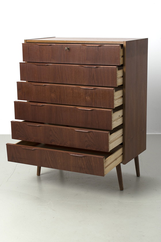Image 1 of Vintage teak ladekast
