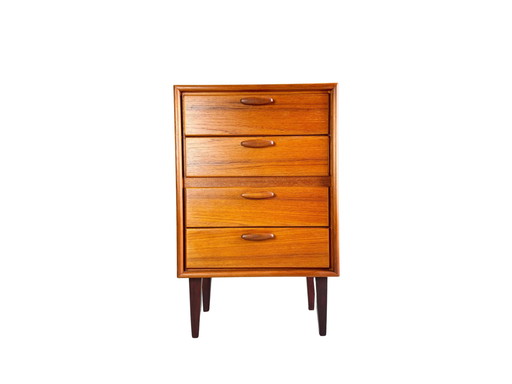 Mid Century commode nachtkastje Rt Möbel Heinrich Riestenpatt Teakhout