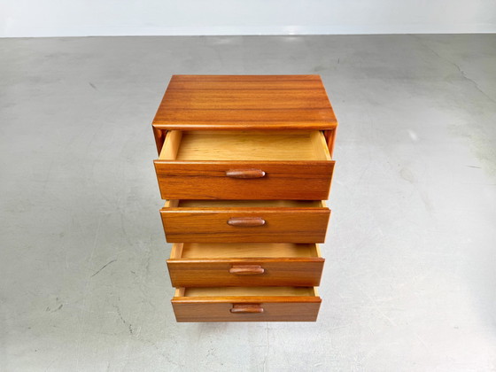 Image 1 of Mid Century commode nachtkastje Rt Möbel Heinrich Riestenpatt Teakhout