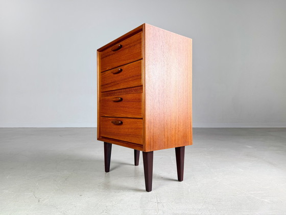 Image 1 of Mid Century commode nachtkastje Rt Möbel Heinrich Riestenpatt Teakhout