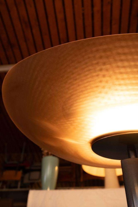 Image 1 of Vintage Artemide vloerlamp glas, minimalist uplight 80s