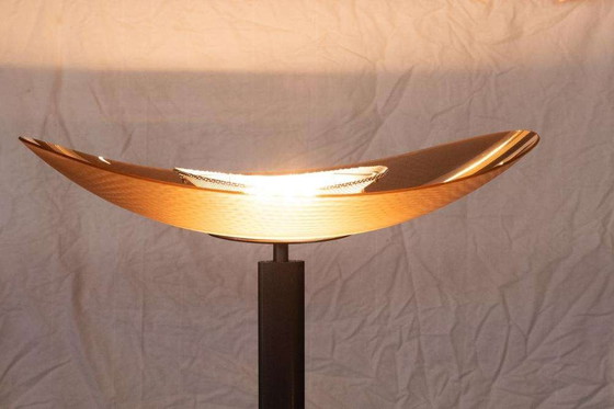 Image 1 of Vintage Artemide vloerlamp glas, minimalist uplight 80s