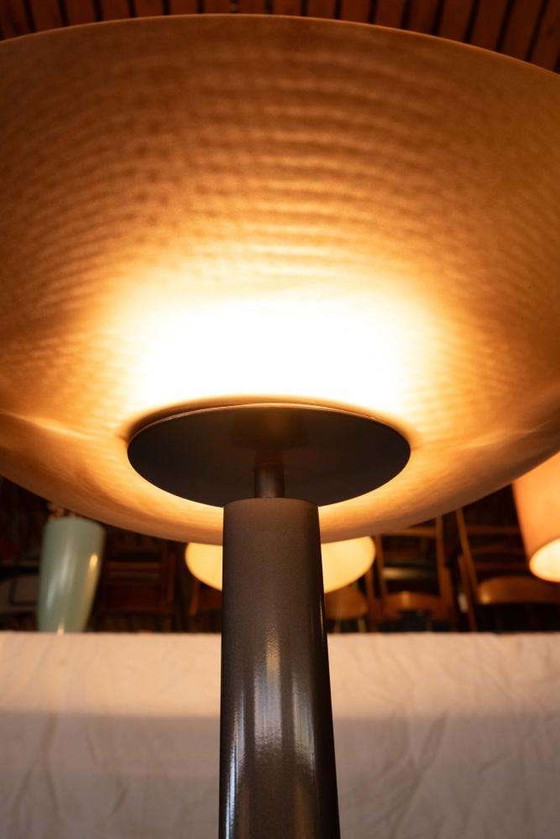 Image 1 of Vintage Artemide vloerlamp glas, minimalist uplight 80s