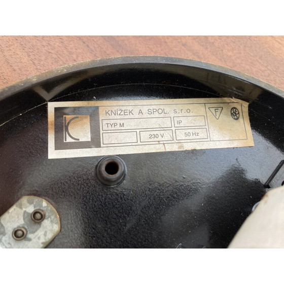 Image 1 of Paar vintage plafondlampen in bakeliet, Tsjecho-Slowakije 1970