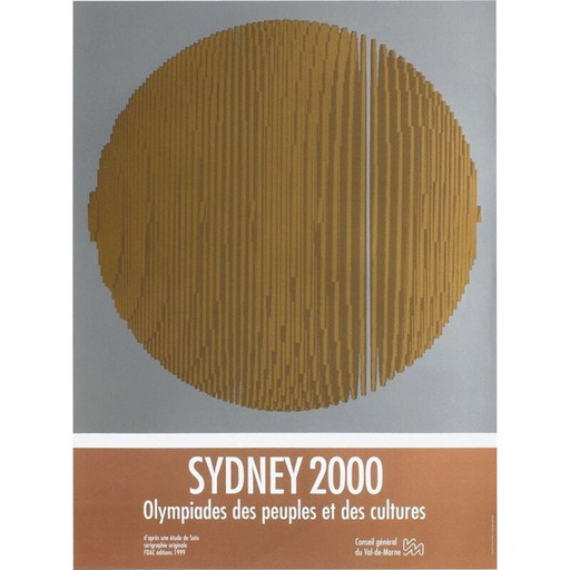 Vintage poster van Jesus Rafael SOTO, Australië 2000