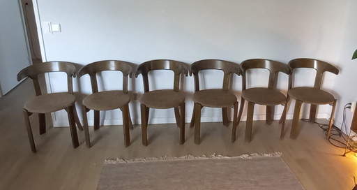 6X Kusch & Co Stoelen Bruno Rey